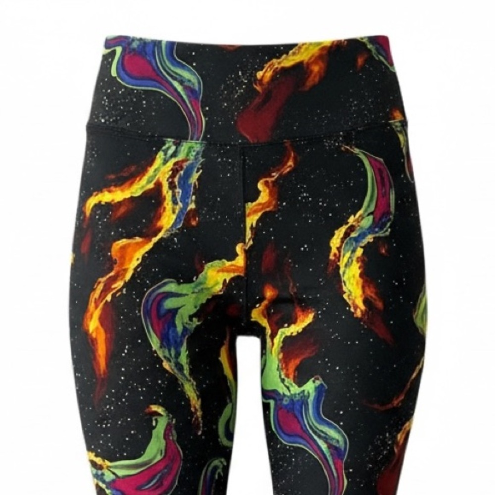 LuLaRoe Buttery Soft Leggings • Cosmic Flames Galaxy Print